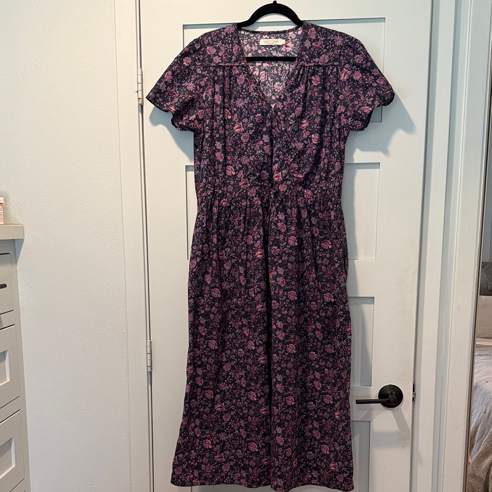Christy Dawn Simple Dawn Dress- Blooming Pomegranate
